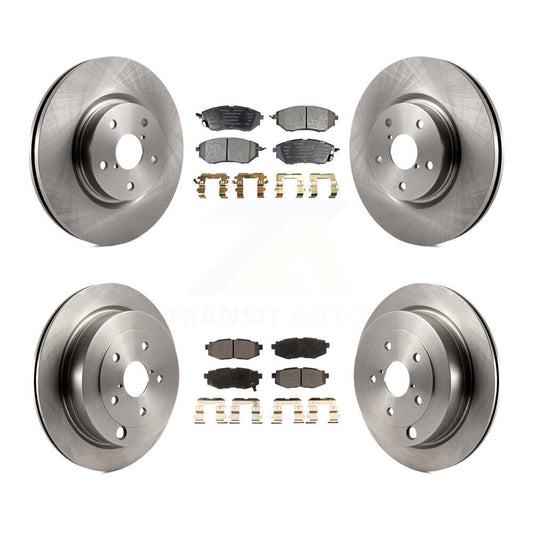[Avant + Arrière] Kit de Disque et plaquette (céramique) de frein pour Subaru Tribeca B9 K8T-101316
