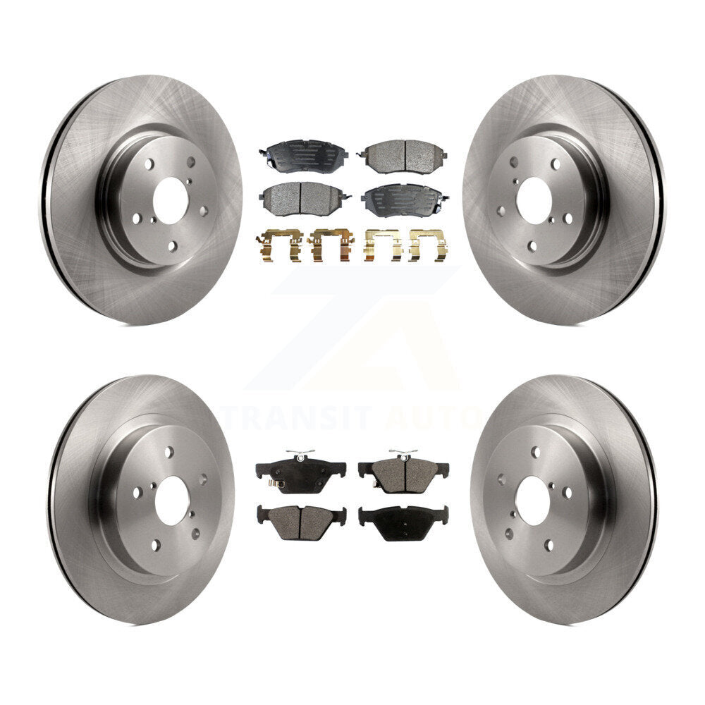 [Avant + Arrière] Kit de Disque et plaquette (céramique) de frein pour Subaru Outback Legacy WRX K8T-101317