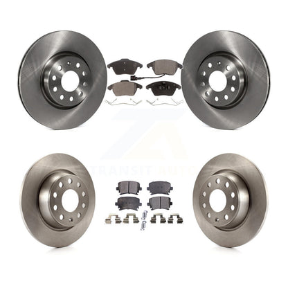 [Avant + Arrière] Kit de Disque et plaquette (céramique) de frein pour Volkswagen CC GTI Passat Audi A3 Quattro K8T-101321