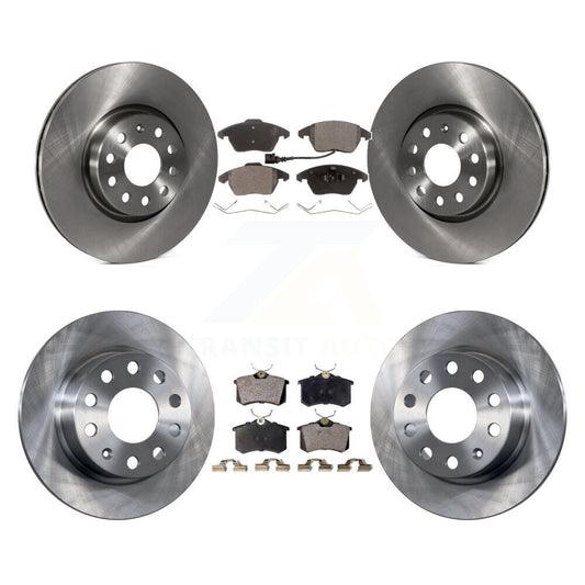 [Avant + Arrière] Kit de Disque et plaquette (céramique) de frein pour Volkswagen Jetta Beetle K8T-101324