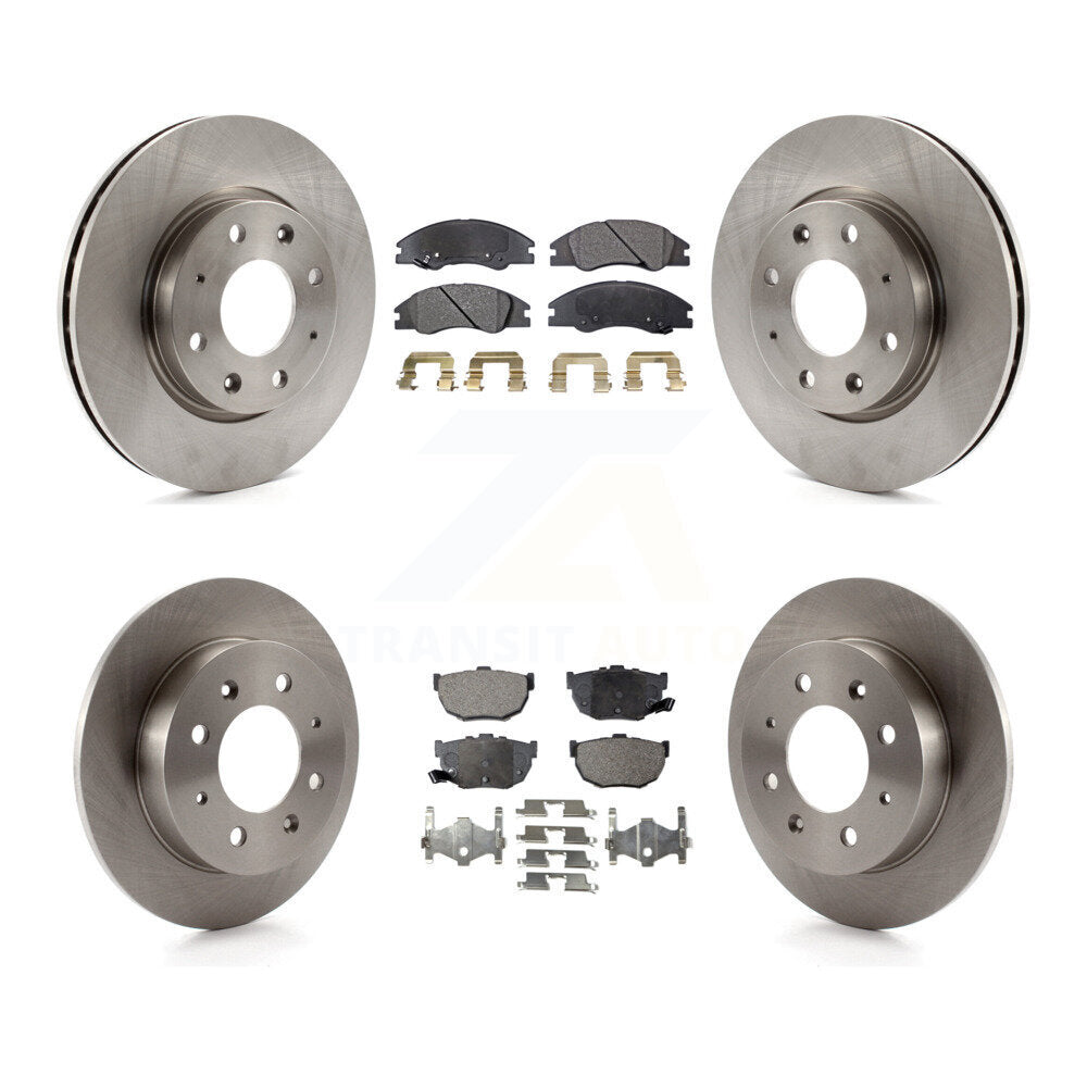 [Avant + Arrière] Kit de Disque et plaquette (céramique) de frein pour Kia Spectra Spectra5 K8T-101327
