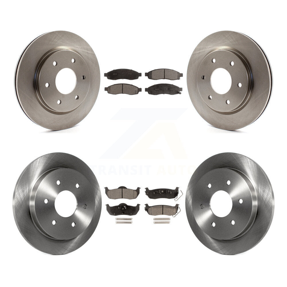 [Avant + Arrière] Kit de Disque et plaquette (céramique) de frein pour Nissan TITAN Armada INFINITI QX56 K8T-101333