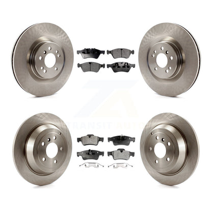 [Avant + Arrière] Kit de Disque et plaquette (céramique) de frein pour 2007-2009 Mercedes-Benz ML320 avec 350mm Diameter Rotor K8T-101335