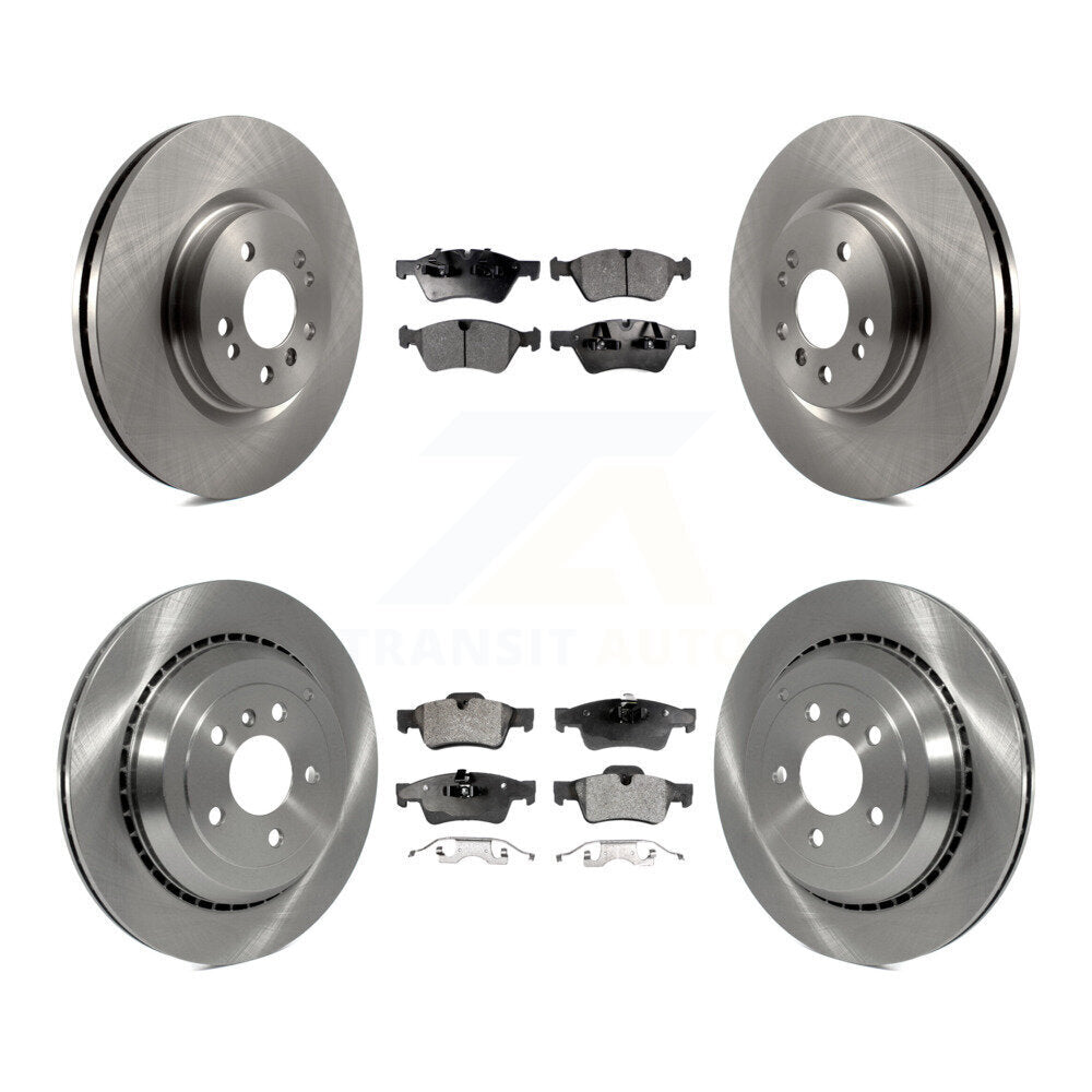 [Avant + Arrière] Kit de Disque et plaquette (céramique) de frein pour Mercedes-Benz R350 ML500 R500 R320 avec Vented Rotor K8T-101336