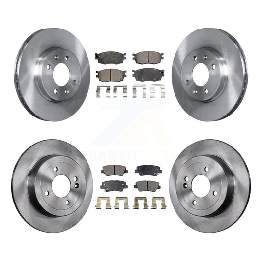 [Avant + Arrière] Kit de Disque et plaquette (céramique) de frein pour 2011 Hyundai Accent K8T-101339