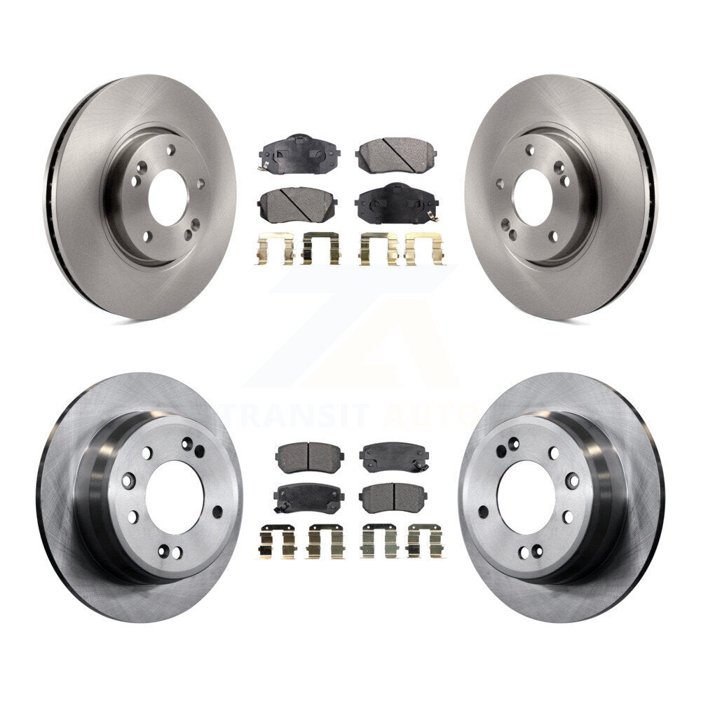 [Avant + Arrière] Kit de Disque et plaquette (céramique) de frein pour Kia Sportage Hyundai Tucson K8T-101347