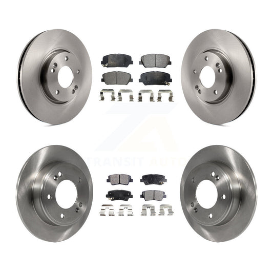 [Avant + Arrière] Kit de Disque et plaquette (céramique) de frein pour Hyundai Veloster Kia Forte Koup K8T-101349