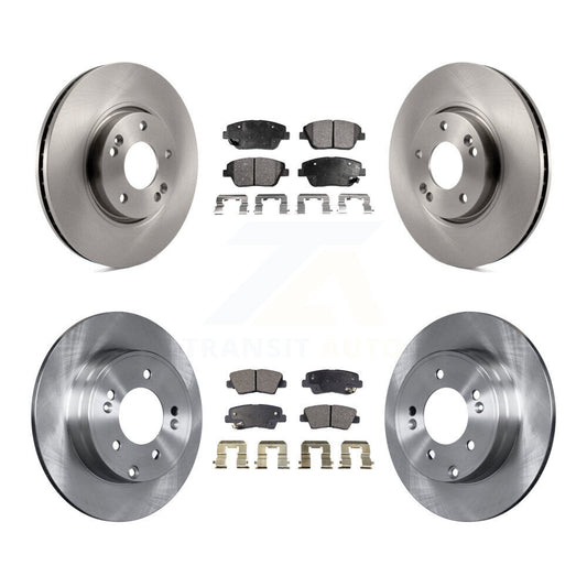 [Avant + Arrière] Kit de Disque et plaquette (céramique) de frein pour Hyundai Sonata Kia Optima K8T-101352