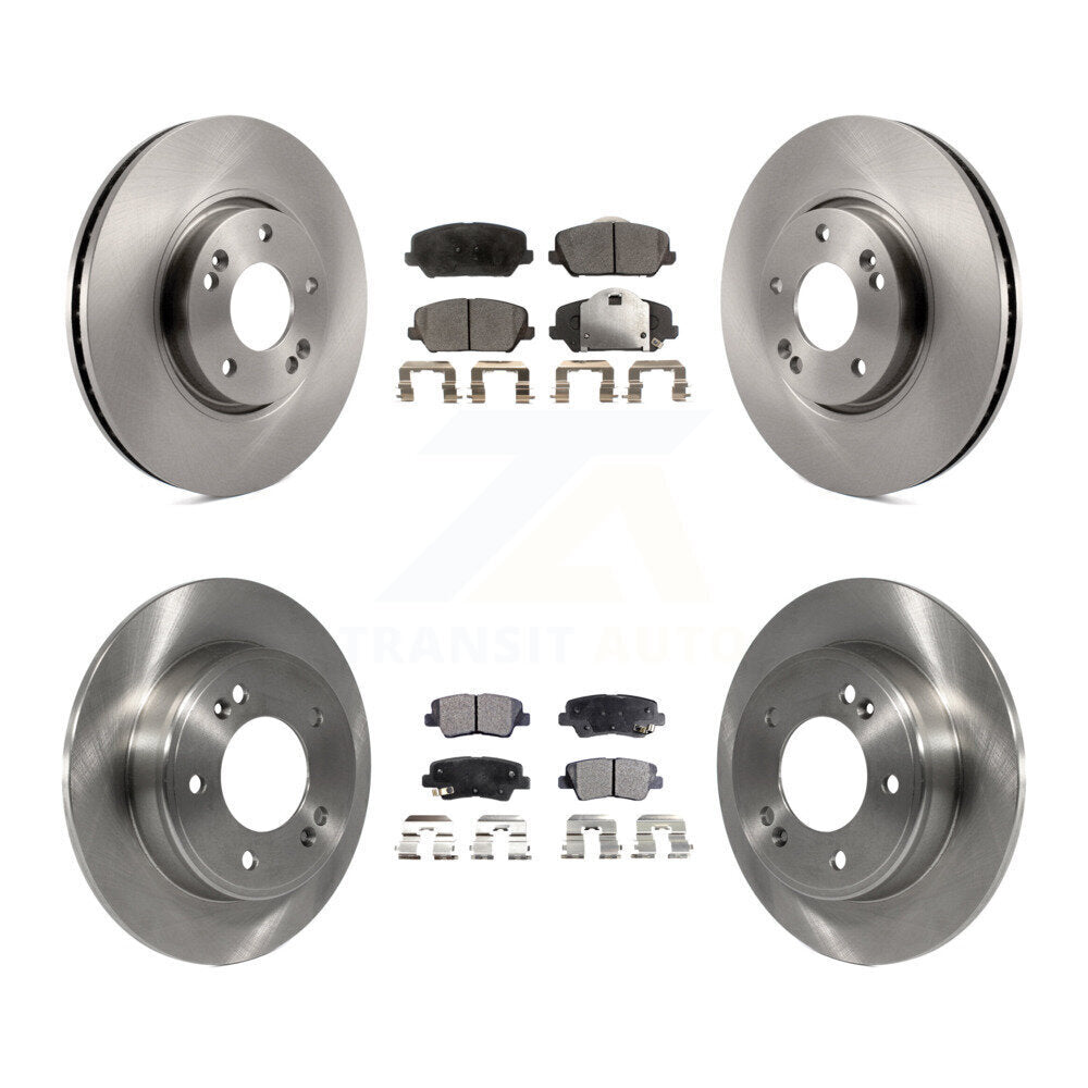 [Avant + Arrière] Kit de Disque et plaquette (céramique) de frein pour Kia Forte Forte5 Koup K8T-101356