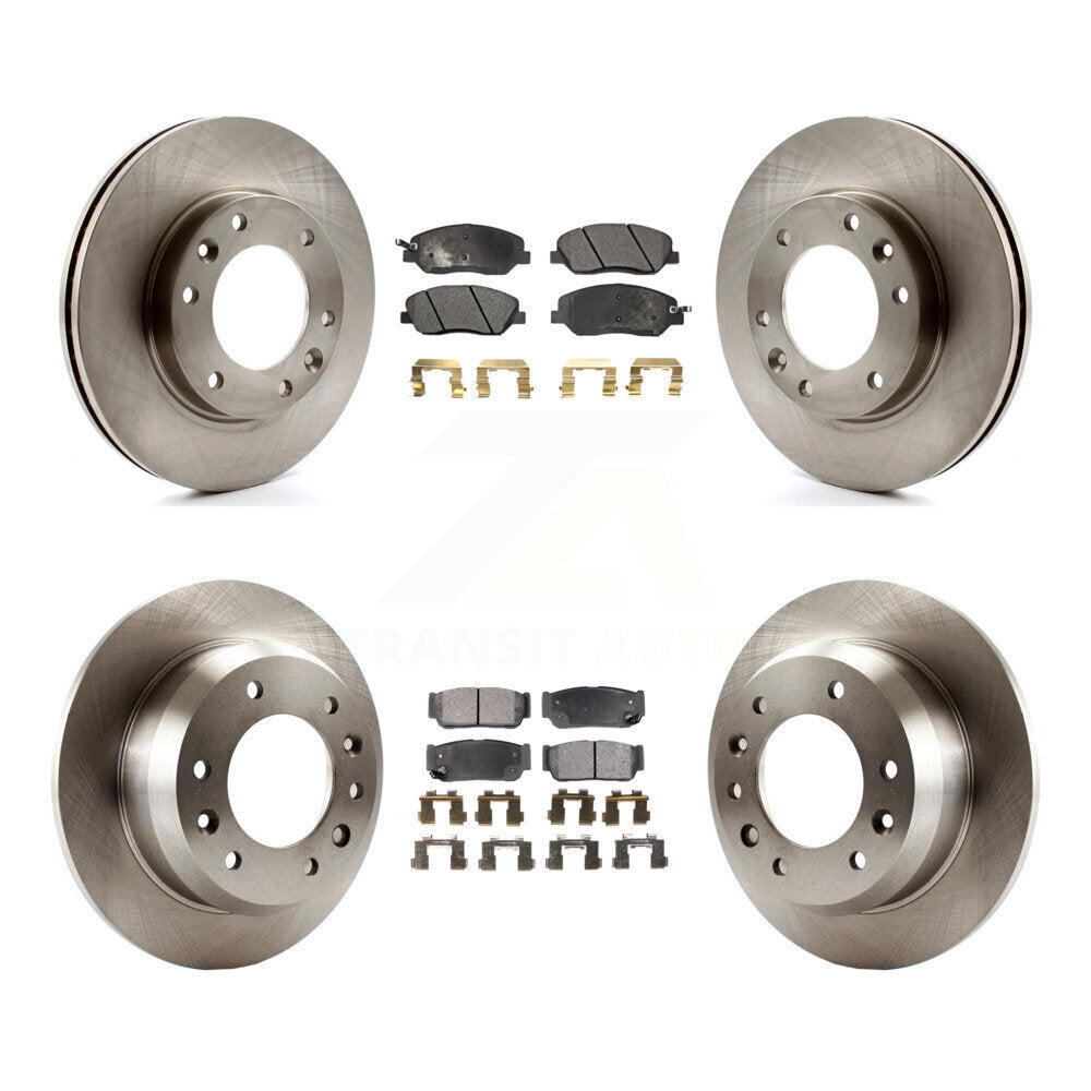 [Avant + Arrière] Kit de Disque et plaquette (céramique) de frein pour Kia Sedona Hyundai Entourage To 04/27/06 K8T-101362