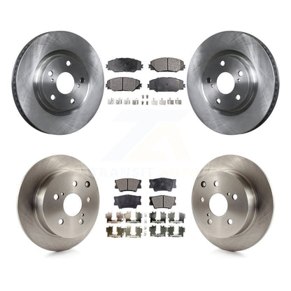 [Avant + Arrière] Kit de Disque et plaquette (céramique) de frein pour Toyota Matrix Pontiac Vibe K8T-101364