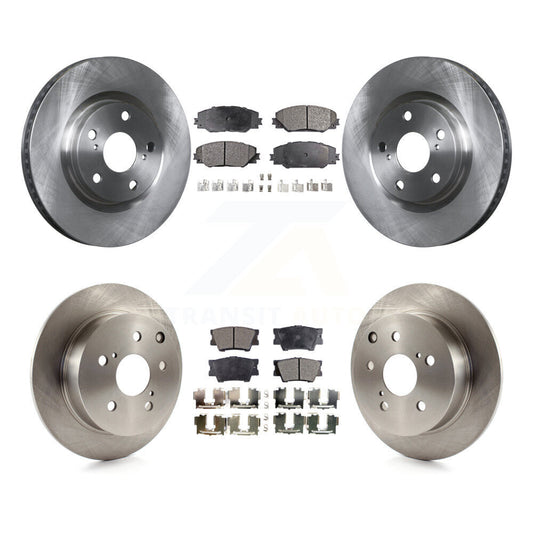[Avant + Arrière] Kit de Disque et plaquette (céramique) de frein pour Toyota Matrix Pontiac Vibe K8T-101364