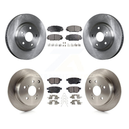 [Avant + Arrière] Kit de Disque et plaquette (céramique) de frein pour 2010 Toyota Matrix XRS K8T-101365