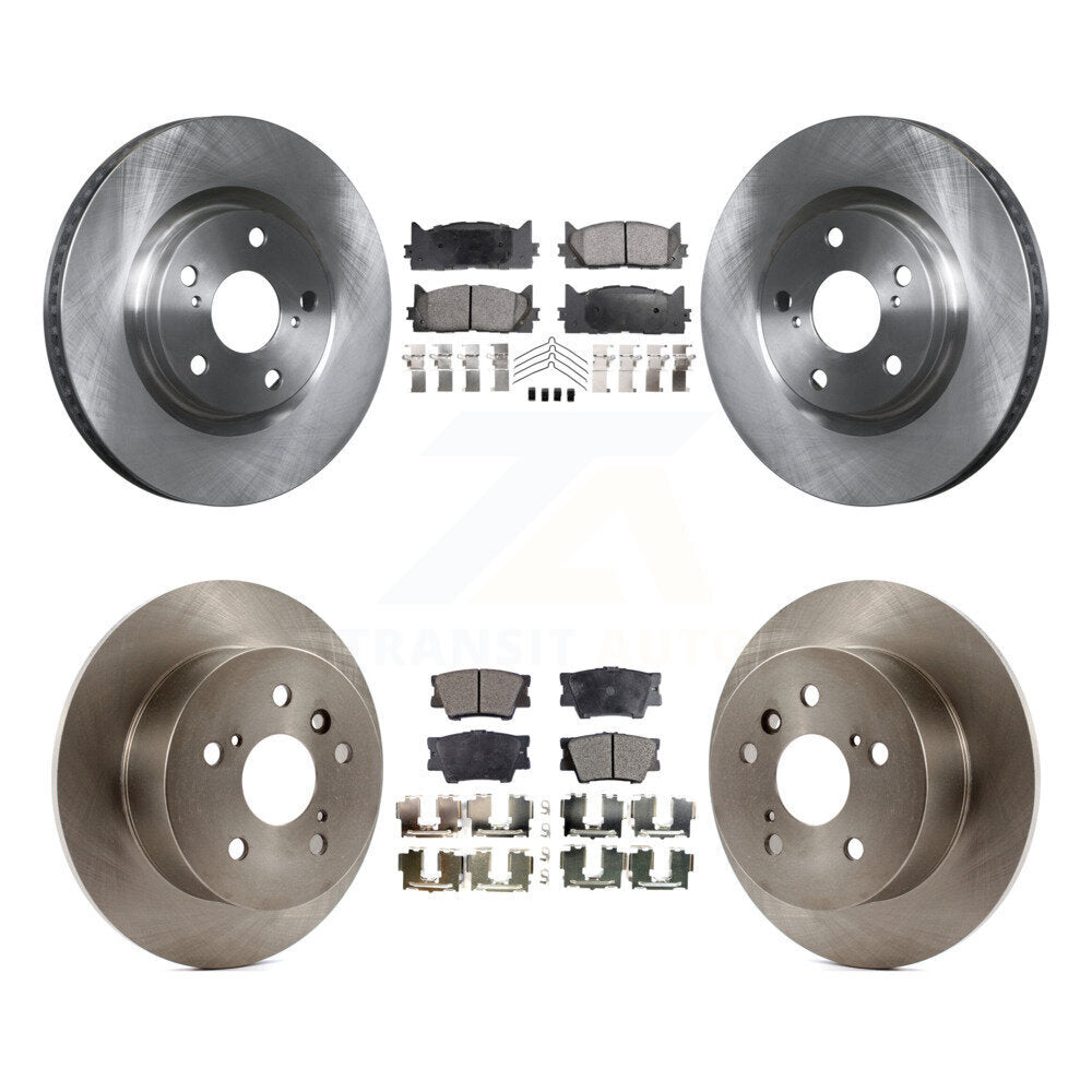 [Avant + Arrière] Kit de Disque et plaquette (céramique) de frein pour Toyota Camry Lexus ES350 Avalon K8T-101370