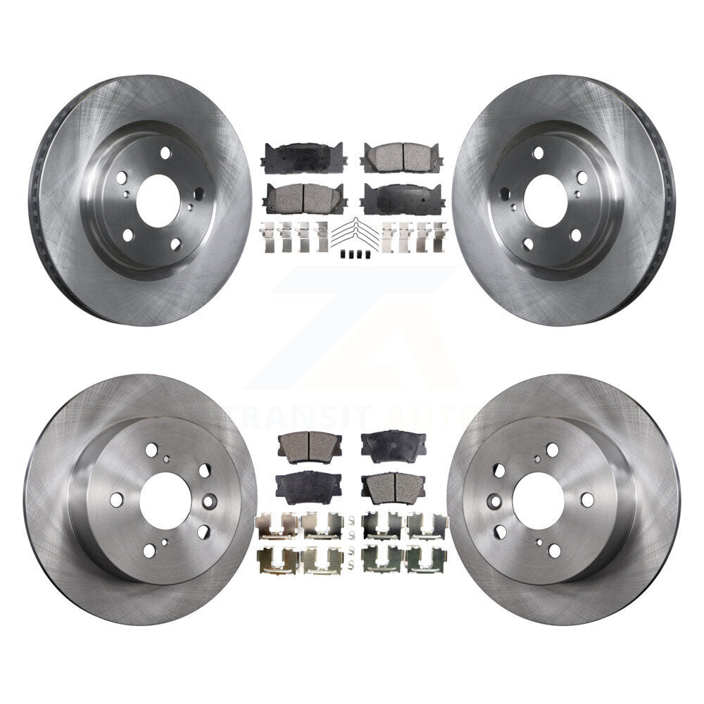 [Avant + Arrière] Kit de Disque et plaquette (céramique) de frein pour Toyota Camry Lexus ES350 Avalon ES300h K8T-101371