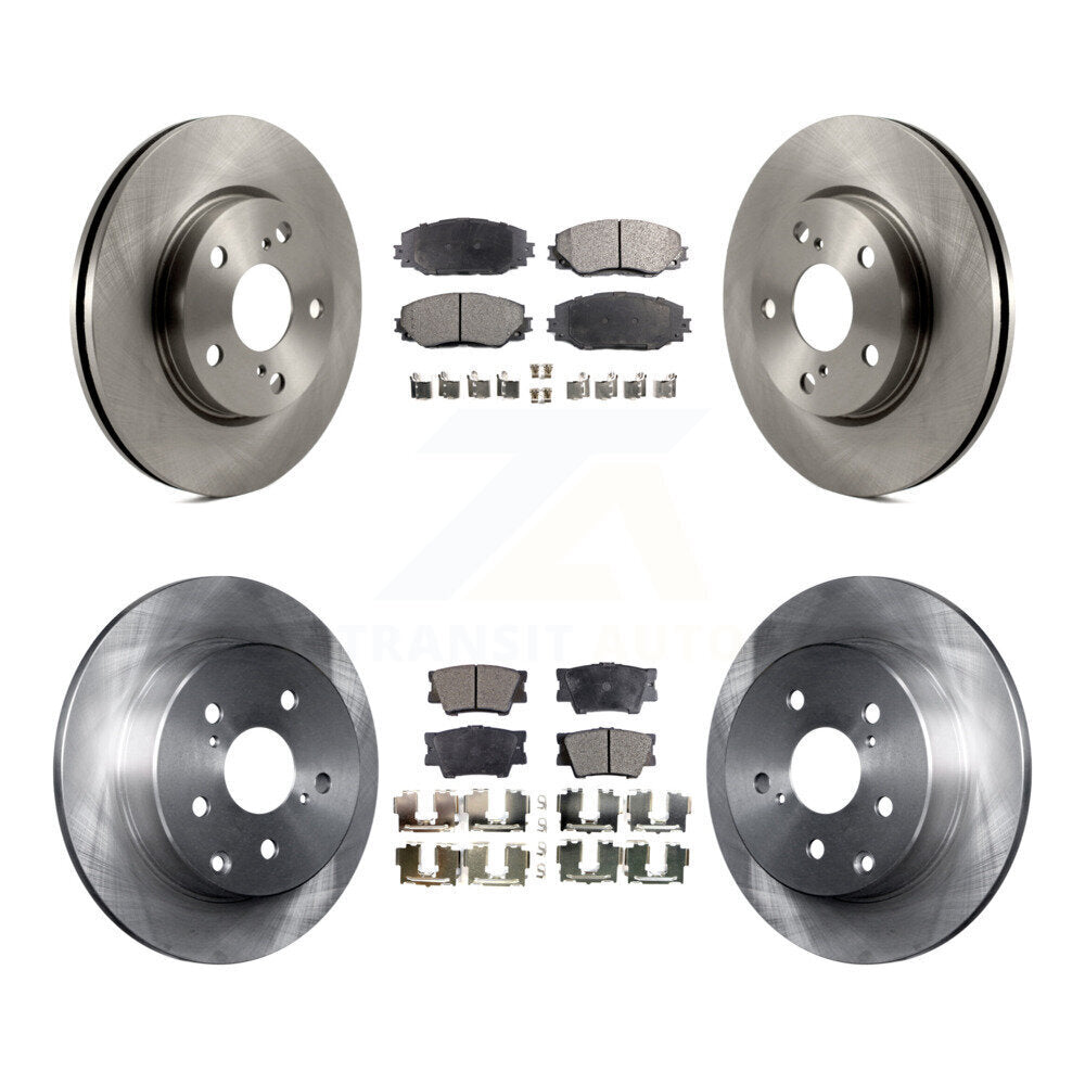 [Avant + Arrière] Kit de Disque et plaquette (céramique) de frein pour Toyota RAV4 Lexus HS250h K8T-101376