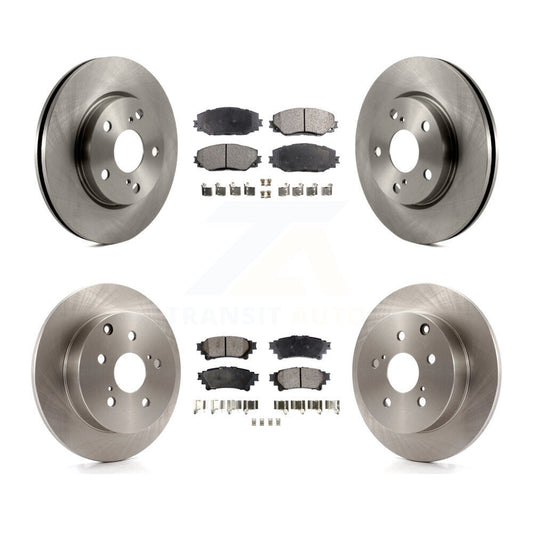 [Avant + Arrière] Kit de Disque et plaquette (céramique) de frein pour 2012-2018 Toyota Prius V K8T-101378