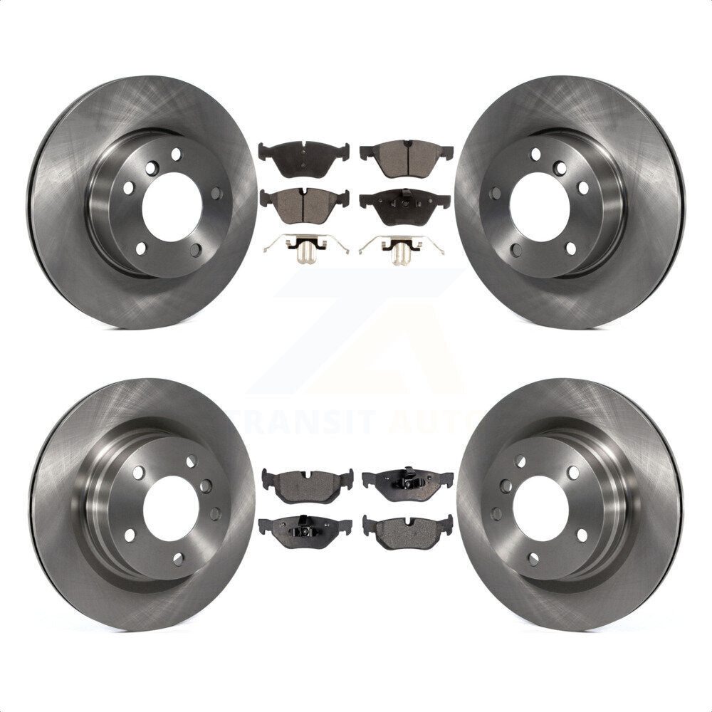 [Avant + Arrière] Kit de Disque et plaquette (céramique) de frein pour BMW 328i 325i 323i K8T-101379 par Transit Auto