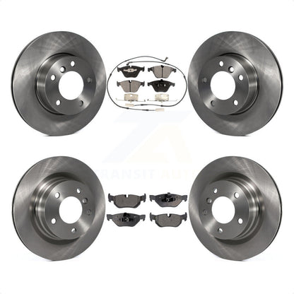 [Avant + Arrière] Kit de Disque et plaquette (céramique) de frein pour 2007 BMW 323i avec 312mm Diameter Rotor K8T-101383 par Transit Auto