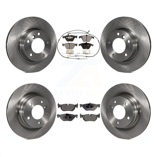 [Avant + Arrière] Kit de Disque et plaquette (céramique) de frein pour 2007 BMW 323i avec 312mm Diameter Rotor K8T-101383 par Transit Auto