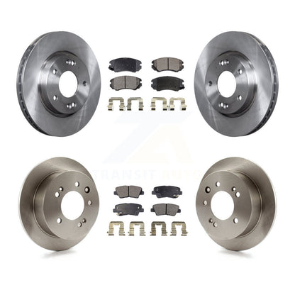 [Avant + Arrière] Kit de Disque et plaquette (céramique) de frein pour 2010 Hyundai Elantra Sedan From 03 23 10 K8T-101389
