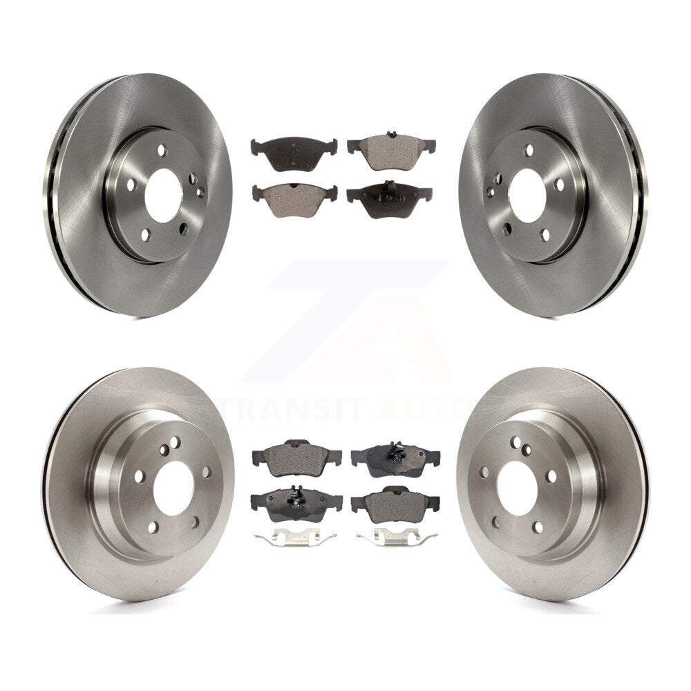 [Avant + Arrière] Kit de Disque et plaquette (céramique) de frein pour Mercedes-Benz E350 E320 AWD K8T-101393