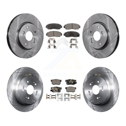 [Avant + Arrière] Kit de Disque et plaquette (céramique) de frein pour 2012-2016 Honda CR-V AWD K8T-101397