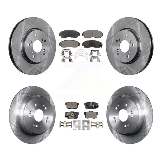 [Avant + Arrière] Kit de Disque et plaquette (céramique) de frein pour 2012-2016 Honda CR-V AWD K8T-101397