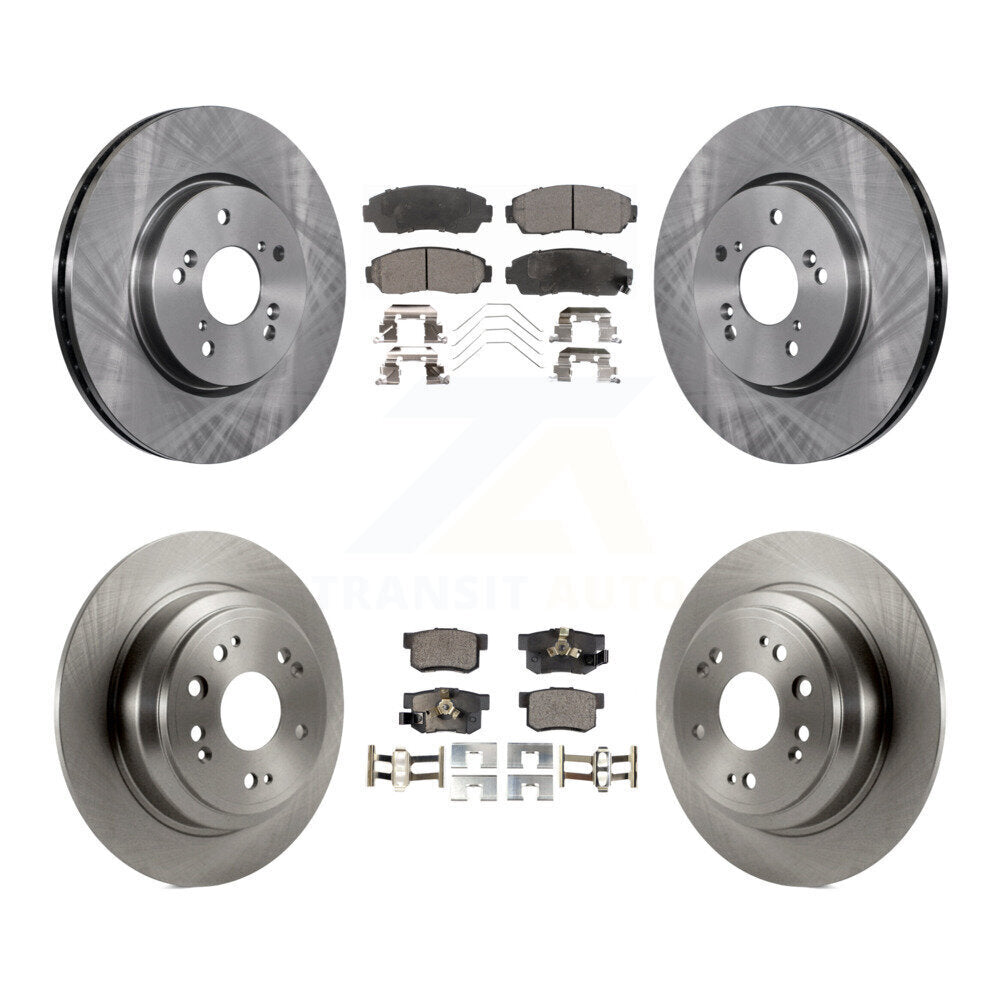[Avant + Arrière] Kit de Disque et plaquette (céramique) de frein pour Honda Crosstour Accord K8T-101398