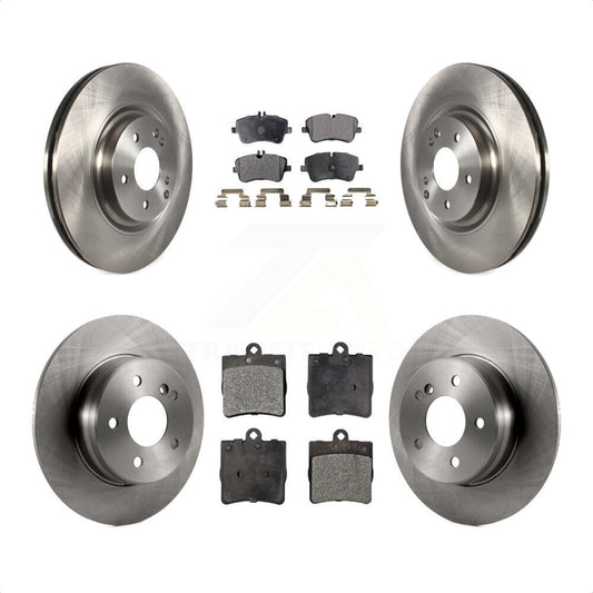 [Avant + Arrière] Kit de Disque et plaquette (céramique) de frein pour 2007-2008 Mercedes-Benz SLK280 avec Sport Package K8T-101401 par Transit Auto