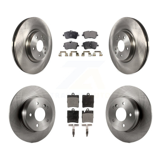 [Avant + Arrière] Kit de Disque et plaquette (céramique) de frein pour 2004 Mercedes-Benz C320 Wagon Coupe avec RWD avec Sport Package K8T-101402