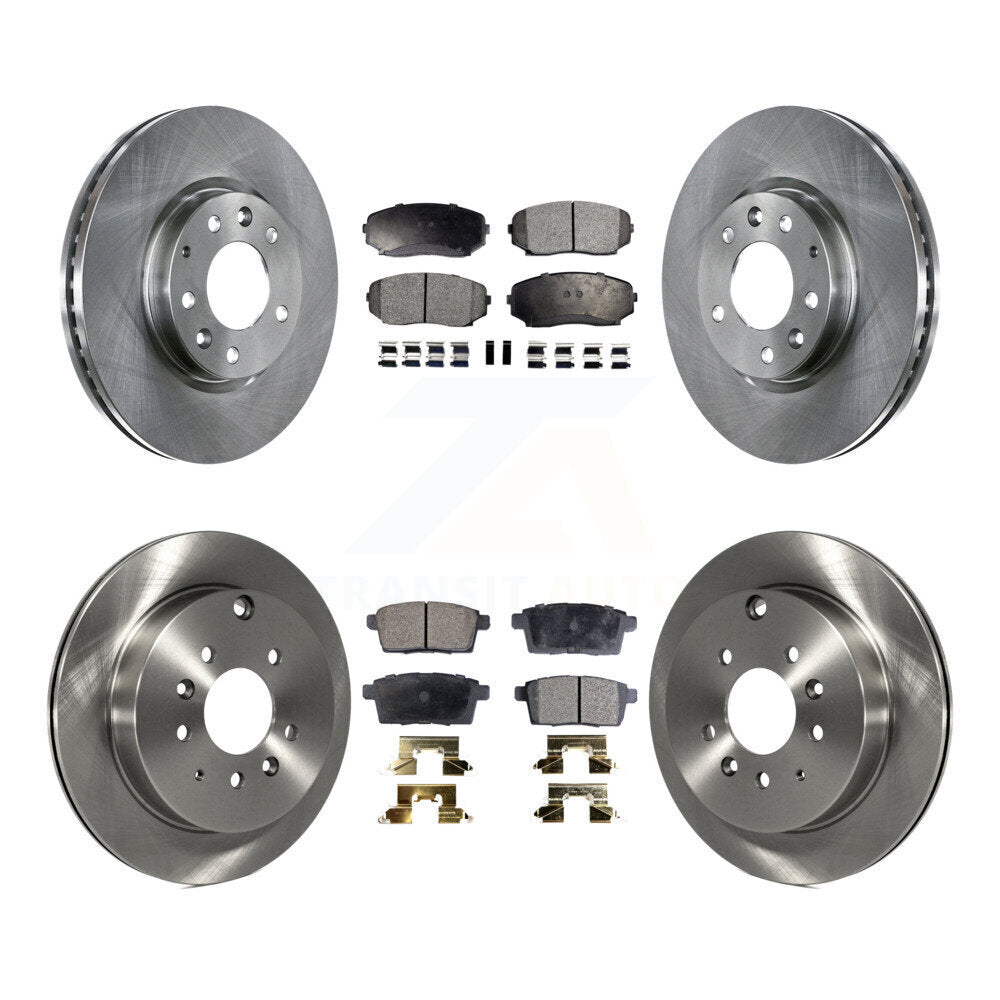 [Avant + Arrière] Kit de Disque et plaquette (céramique) de frein pour Ford Edge Mazda CX-7 Lincoln MKX K8T-101403