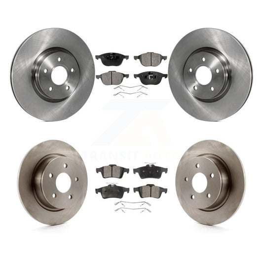 [Avant + Arrière] Kit de Disque et plaquette (céramique) de frein pour 2014 Ford Connect 104.8" wheel base K8T-101411