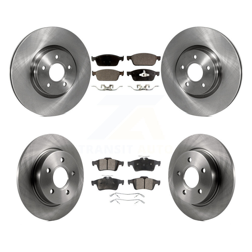 [Avant + Arrière] Kit de Disque et plaquette (céramique) de frein pour Ford Focus ST K8T-101414