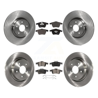 [Avant + Arrière] Kit de Disque et plaquette (céramique) de frein pour Volvo S40 C70 V50 avec 320mm Diameter Rotor K8T-101415