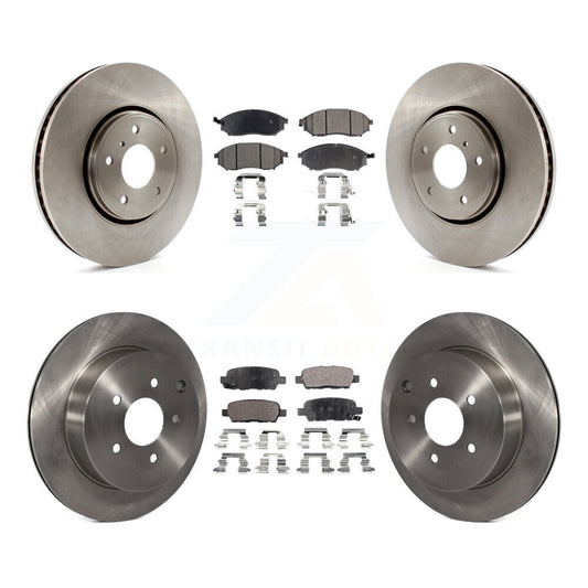 [Avant + Arrière] Kit de Disque et plaquette (céramique) de frein pour Infiniti FX35 FX37 QX70 FX45 INFINITI K8T-101420