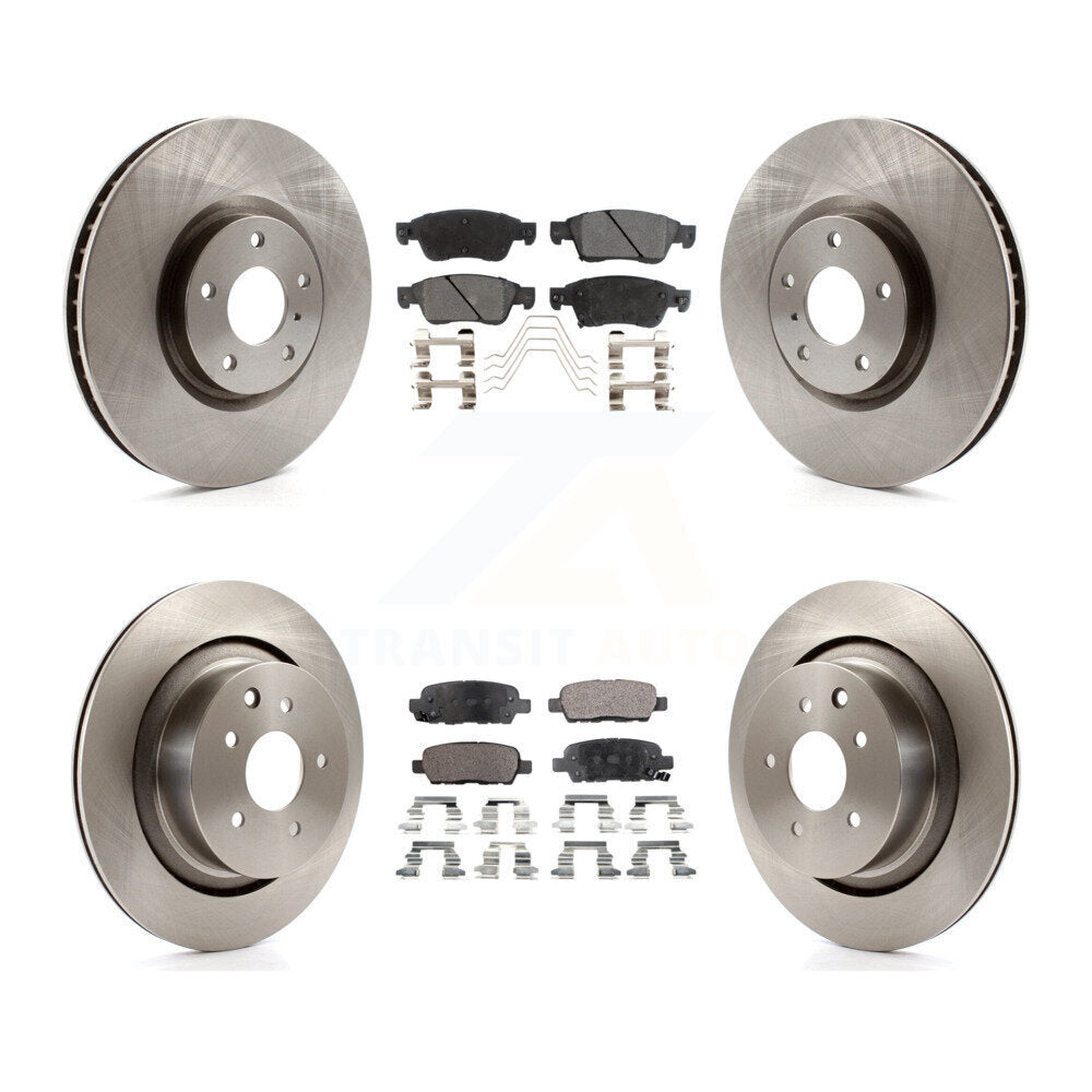 [Avant + Arrière] Kit de Disque et plaquette (céramique) de frein pour INFINITI G37 G35 Q60 K8T-101421