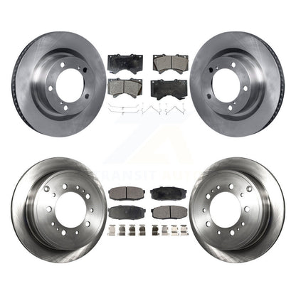 [Avant + Arrière] Kit de Disque et plaquette (céramique) de frein pour Toyota Tundra Sequoia Lexus LX570 Land Cruiser K8T-101424