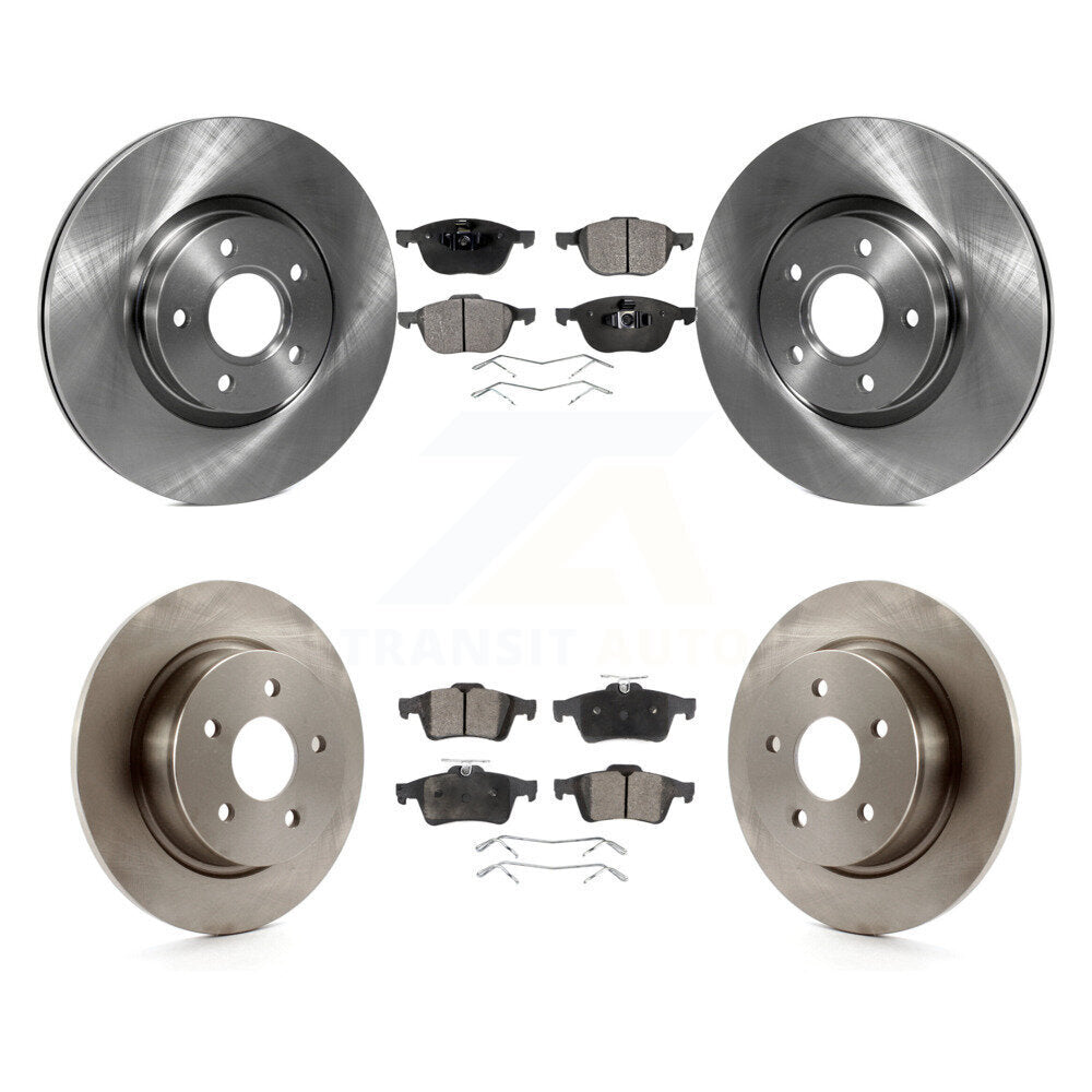 [Avant + Arrière] Kit de Disque et plaquette (céramique) de frein pour Ford Escape C-Max K8T-101432