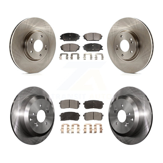 [Avant + Arrière] Kit de Disque et plaquette (céramique) de frein pour 2007-2012 Hyundai Veracruz K8T-101446
