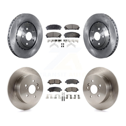 [Avant + Arrière] Kit de Disque et plaquette (céramique) de frein pour 2008-2013 Toyota Highlander K8T-101447