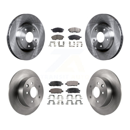 [Avant + Arrière] Kit de Disque et plaquette (céramique) de frein pour 2007-2012 Nissan Sentra SE-R K8T-101452