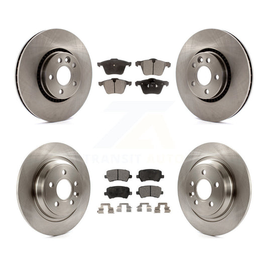 [Avant + Arrière] Kit de Disque et plaquette (céramique) de frein pour Volvo S60 V60 Cross Country V70 K8T-101455