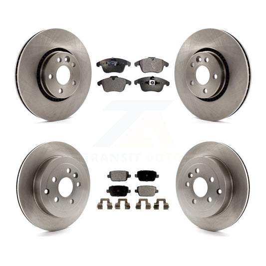 [Avant + Arrière] Kit de Disque et plaquette (céramique) de frein pour 2008-2011 Land Rover LR2 K8T-101456
