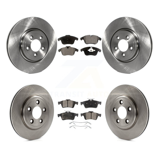 [Avant + Arrière] Kit de Disque et plaquette (céramique) de frein pour 2006 Jaguar Vanden Plas Naturally Aspirated To Chassis VIN #G49700 K8T-101457
