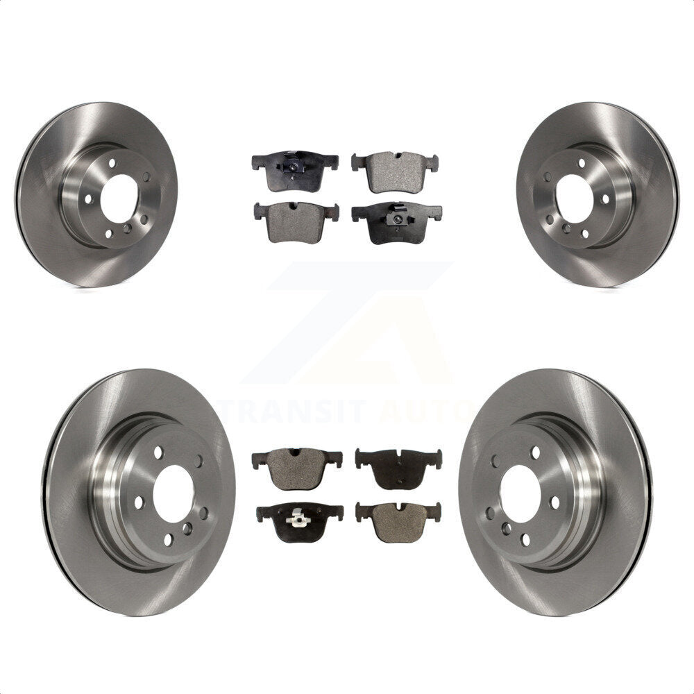 [Avant + Arrière] Kit de Disque et plaquette (céramique) de frein pour BMW 330i xDrive 430i sans Blue Painted Calipers K8T-101464 par Transit Auto