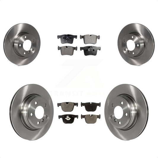[Avant + Arrière] Kit de Disque et plaquette (céramique) de frein pour BMW 330i xDrive 430i sans Blue Painted Calipers K8T-101464 par Transit Auto