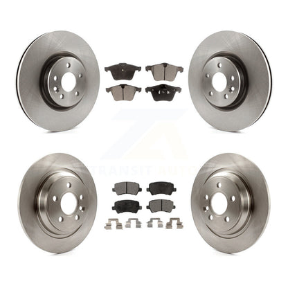 [Avant + Arrière] Kit de Disque et plaquette (céramique) de frein pour Volvo S60 V70 avec 336mm Diameter Rotor K8T-101471