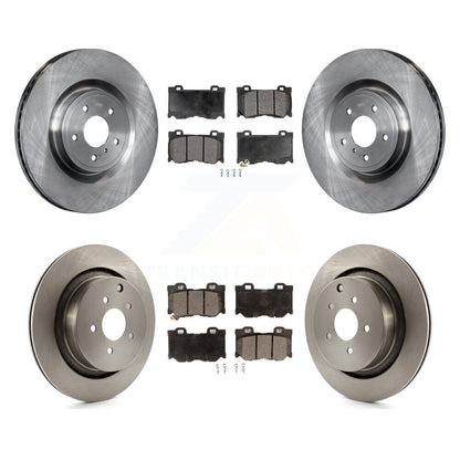 [Avant + Arrière] Kit de Disque et plaquette (céramique) de frein pour INFINITI Q50 M37 Q60 Q70 Q70L QX70 M56 FX50 K8T-101474