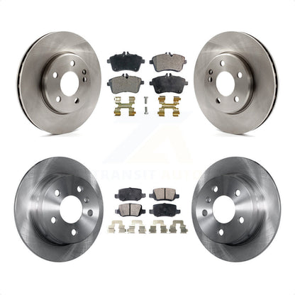 [Avant + Arrière] Kit de Disque et plaquette (céramique) de frein pour 2006-2011 Mercedes-Benz B200 K8T-101477 par Transit Auto